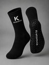 Kratomvia Black Performance Grip Socks