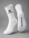 Kratomvia White Performance Grip Socks